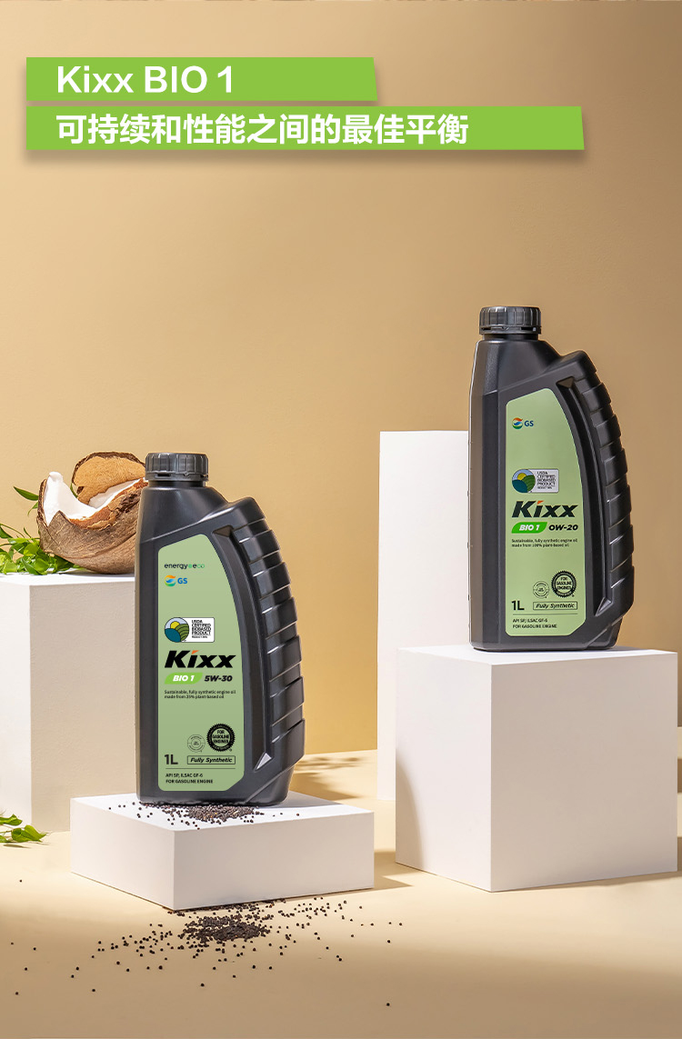 GS (Kixx) 凱升 BIO1 全合成機油 0W-20 SP級 100%植物基基礎(chǔ)油 1L-第5張圖片-鄭州市冠恒貿(mào)易有限公司【官方網(wǎng)站】-車用潤滑油服務(wù)專家